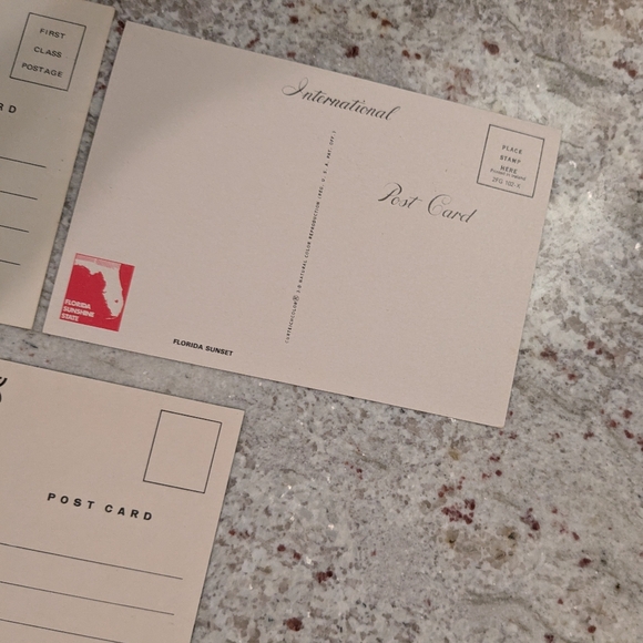 Lot Of Seven Blank Florida Keys, Sunset & Ocean Vintage 4x6 Postcards Unused - Picture 11 of 16